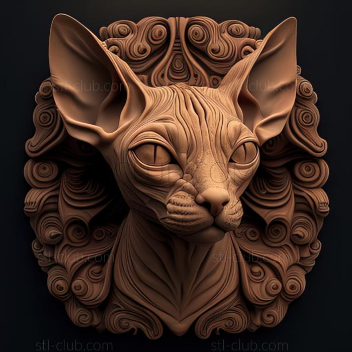 st Sphynx cat